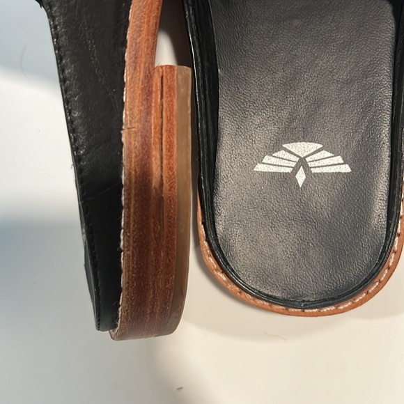 Fortress of Inca - 8, ADRA leather black mule slip ons - Picture 10 of 16